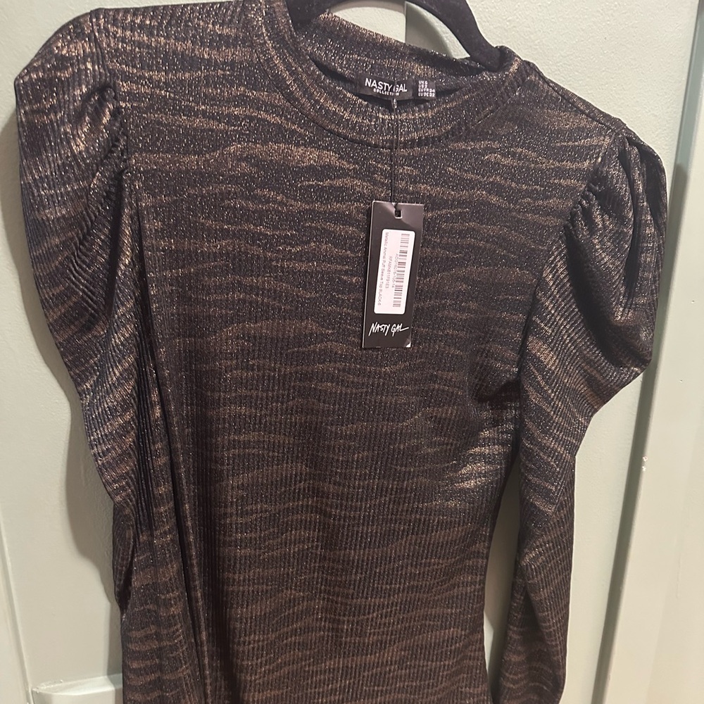 New with tags zebra print top size 2